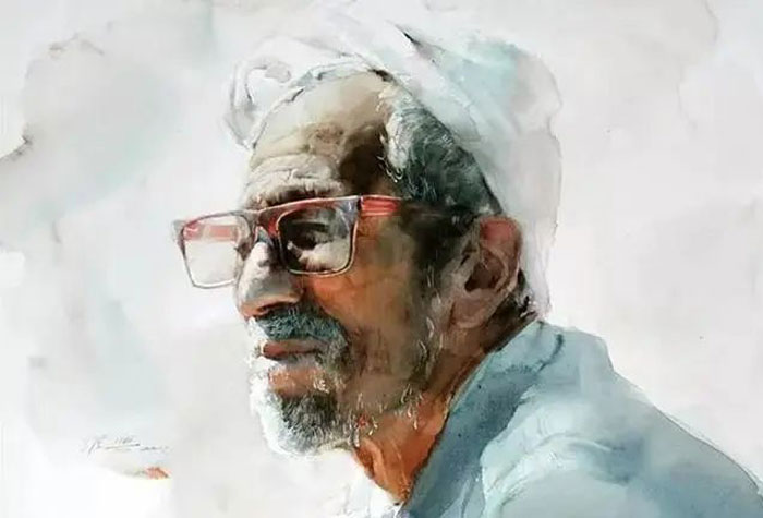 關維興，培養了50多名美協會員，他才是?水彩畫的魔術師